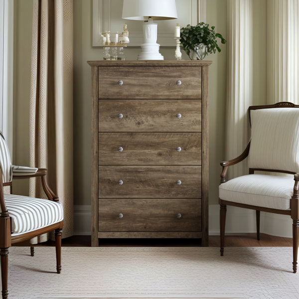 Wade Logan Tevrat 5 Drawers 31.1″ W Dresser only 5.79